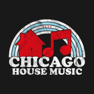 Chicago House Music Bohemian Rainbow EDM DJ T-Shirt