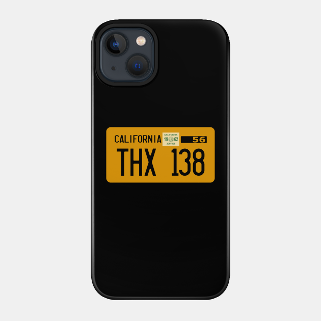 THX138 Licence plate - Thx - Phone Case