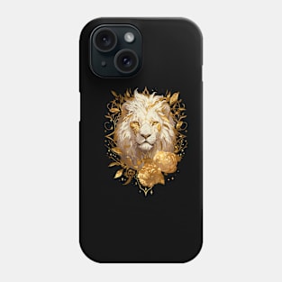 white lion Phone Case