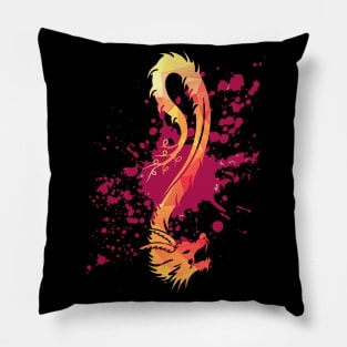 Autumn Dragon Pillow