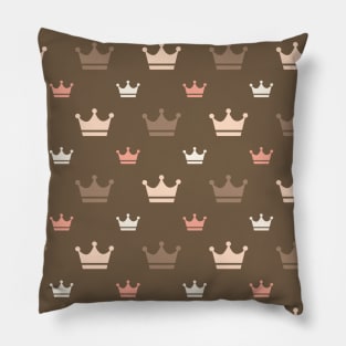 Cute Crown King Pattern Pillow