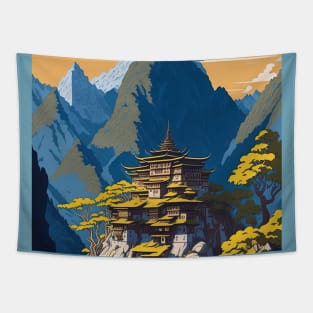 The Tiger's Nest Monastery Tapestry