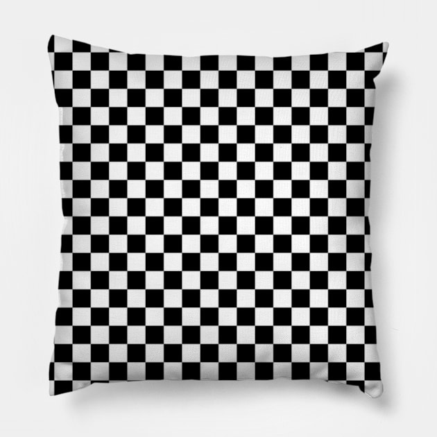 checkerboard Pillow by ghjura