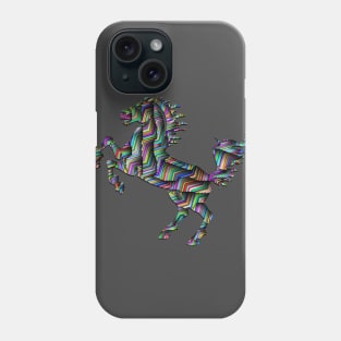 Horse Equine Animal Ride Transportation Abstract Phone Case