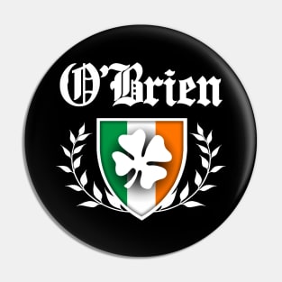 O'Brien Shamrock Crest Pin