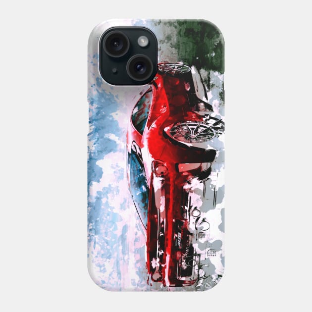 Ferrari 488 Pista Phone Case by 5thmonkey