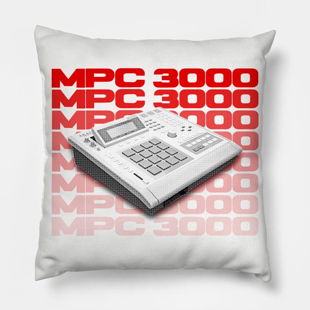 Akai MPC3000 / Fanart Design Pillow by CultOfRomance