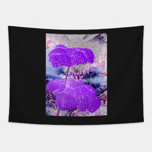 Purple Yarrow-Available As Art Prints-Mugs,Cases,Duvets,T Shirts,Stickers,etc Tapestry