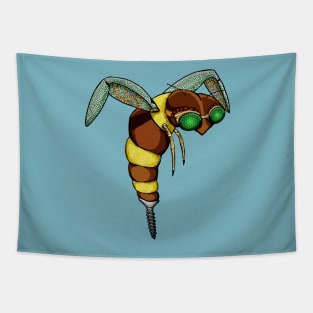 Steampunk wasp Tapestry