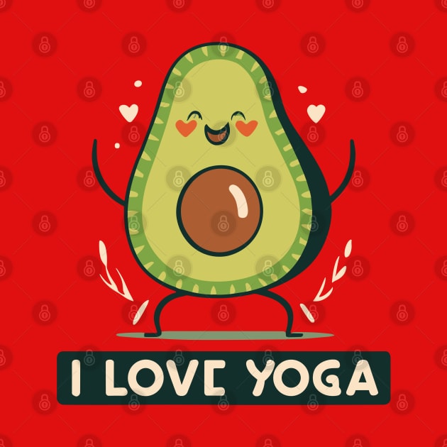 Yoga lover Avacado by Spaceboyishere