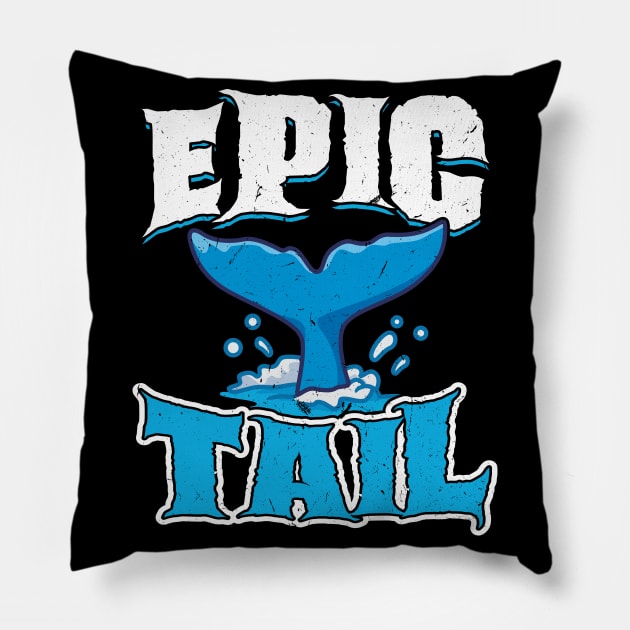 Epic Tail - Whale Pillow by Peco-Designs