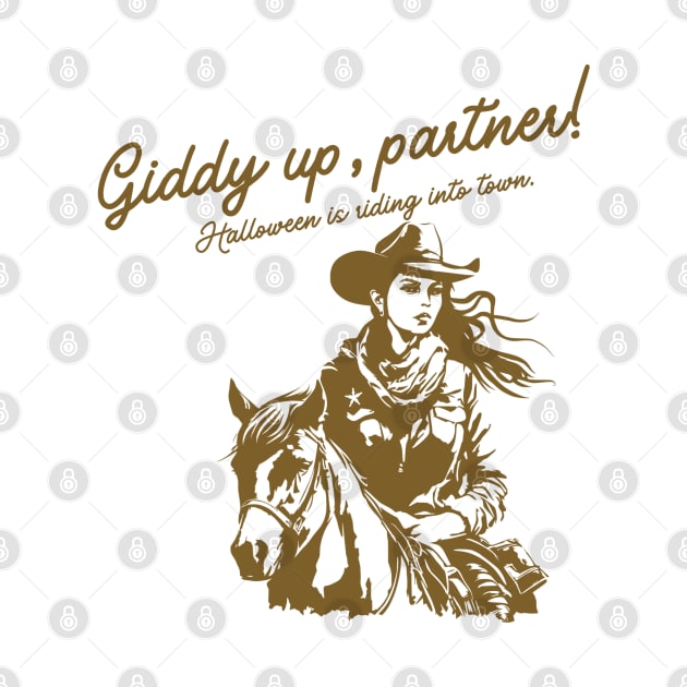 Giddy up, partner! Halloween is riding into town. Western cowgirl halloween by Project Charlie