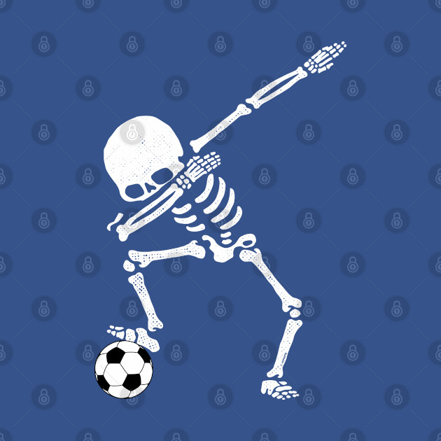 Discover Halloween Dabbing Skeleton Soccer Shirt Dab Pose Soccer Ball - Halloween - T-Shirt