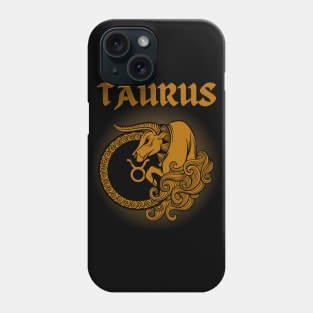 Taurus Bull Gothic Style Phone Case