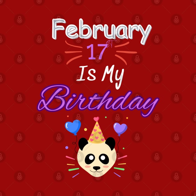 February 17 st is my birthday by Oasis Designs