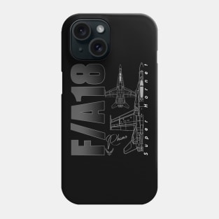 F18 Hornet Us Air Force Fighterjet Phone Case