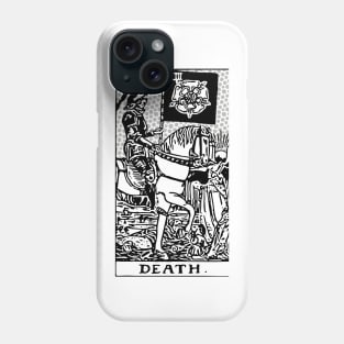 Modern Tarot Print - Death Phone Case