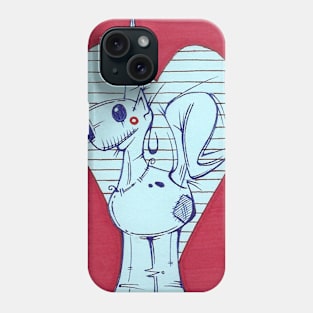 heart and unicorn Phone Case