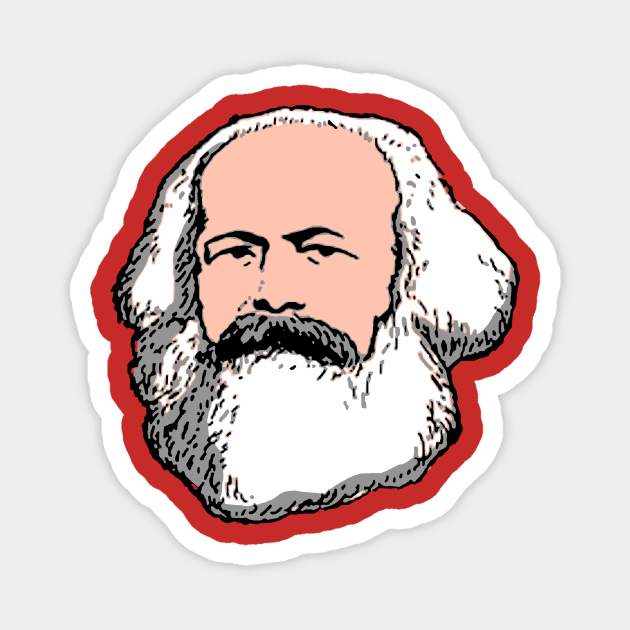 Karl Marx Magnet by lucamendieta