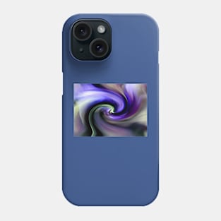 Abstract Purple Iris Flower Phone Case