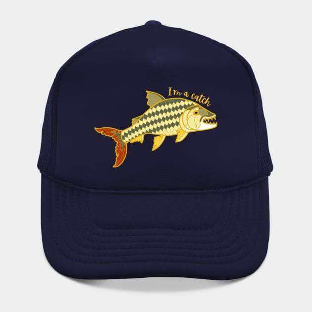 I'm a Catch - Goliath Tiger Fish by ScuttlebuttInk