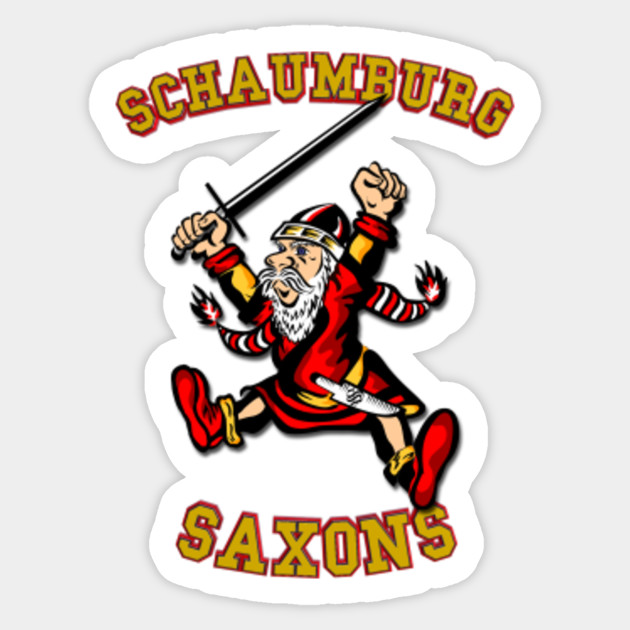 Schaumburg High School Siegie Saxon T Shirt Schaumburg High