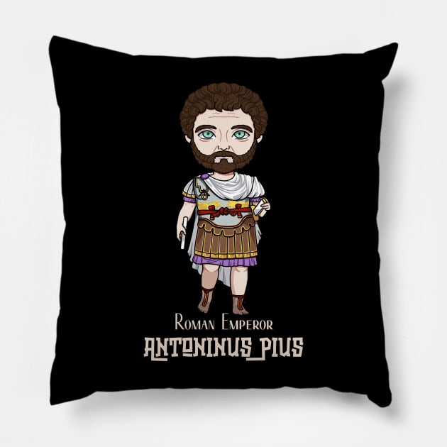 Pax Romana Personified: A Regal Design Celebrating the Reign of Emperor Antoninus Pius Pillow by Holymayo Tee