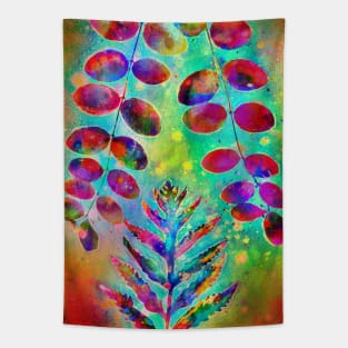 Botanical Autumn leaves Tapestry