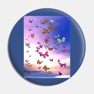 Butterflies in the Sky Pin