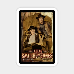 Alias Smith And Jones Cult TV Fan Art Design Magnet