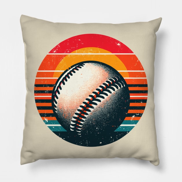 Baseball Ball Pillow by Vehicles-Art