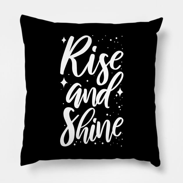 Rise and Shine Honey :) Pillow by Eskitus Fashion