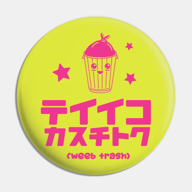 Weeb Trash Pin by NerdGamePlus