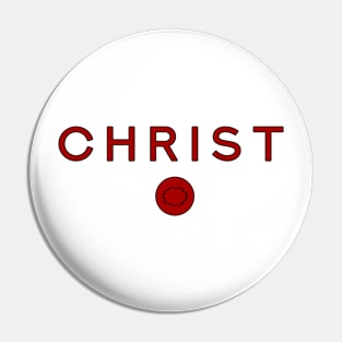 Christ - Christian Symbol and Text Pin