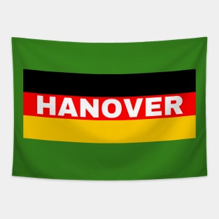 Hanover City in German Flag Tapestry