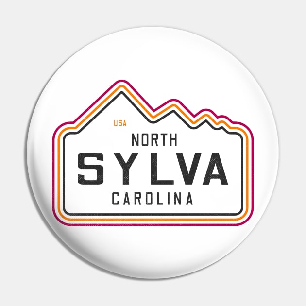 Visiting NC Mountain Cities Sylva, NC Neon Range Pin by Contentarama