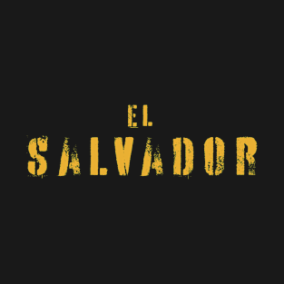 El Salvador plain text Salvadorian Merch, Cipote, Pupusas T-Shirt