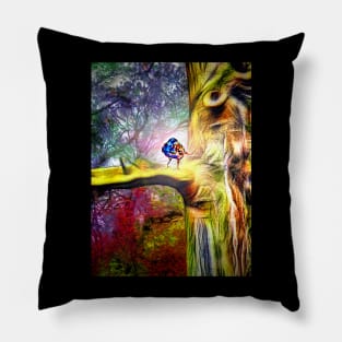 Forest Crow Pillow