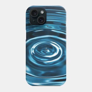 Blue Water with a Drop Phone Case