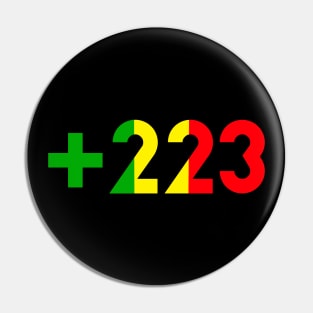 MALI +223 Country calling code Pin