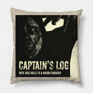 Captain's Log Ghoul Logo Pillow