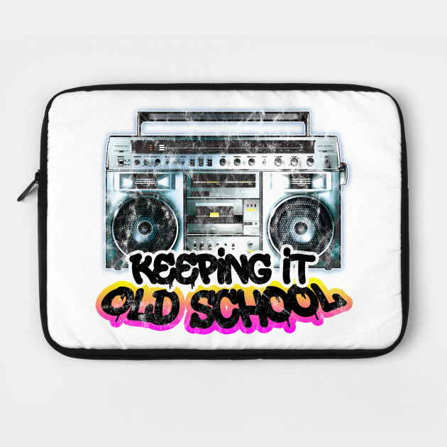 Vintage Graffiti Keeping It Old School 80s Boombox T Shirt Costume Housse De Portable Teepublic Fr