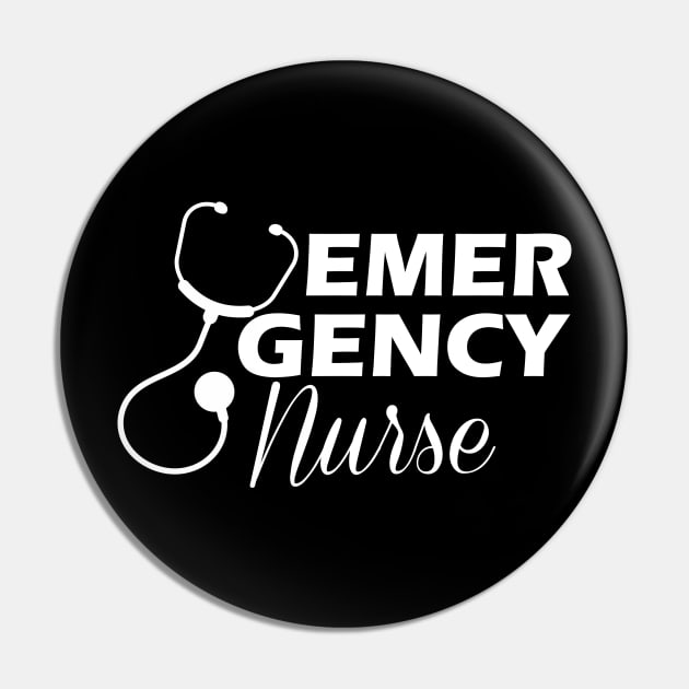 ER Nurse - Emergency Nurse Pin by KC Happy Shop