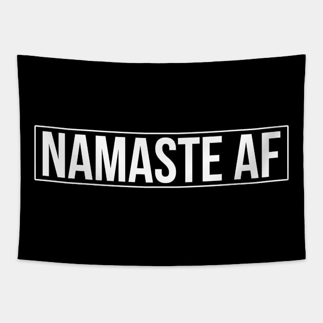 Namaste AF Yoga Tapestry by Flippin' Sweet Gear