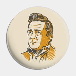 Johnny Cash The Man in Black Pin