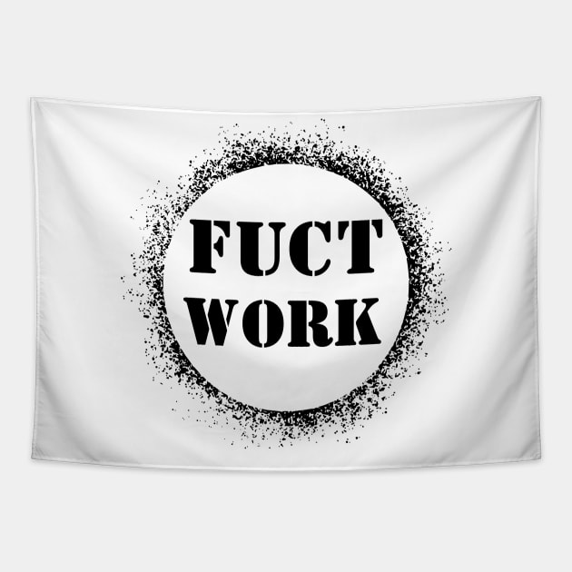 HVAC - Fuct Work/Black Tapestry by Brand X Graffix