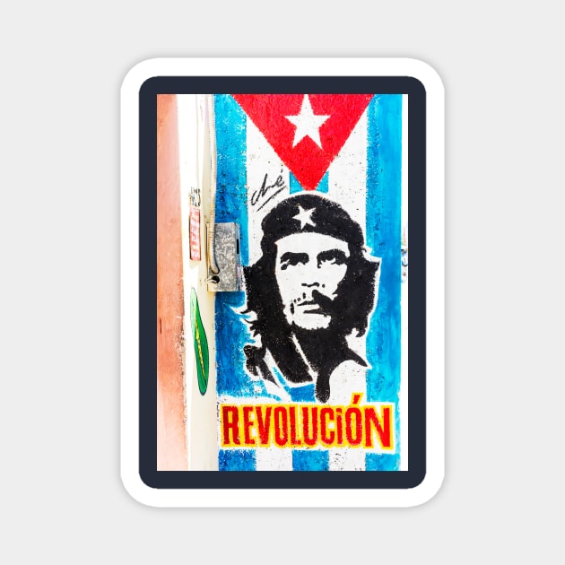 Che Guevara Revolution Magnet by tommysphotos