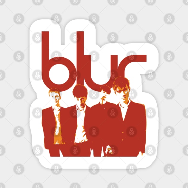 Blur Retro Magnet by graphictone