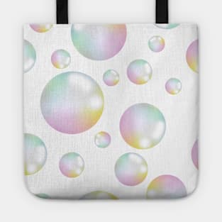 Soap Bublle Background Pattern Seamless Tote