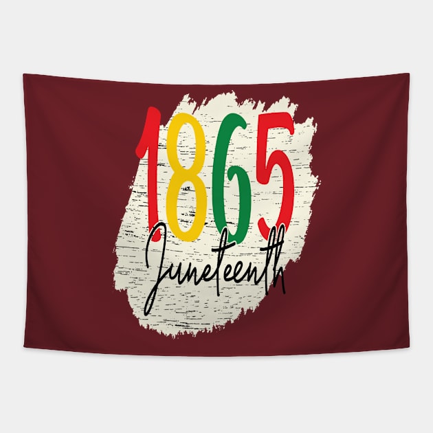 1865 Juneteenth Tapestry by HouseRoger